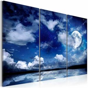 Tableau la mer la nuit 120 x 80 cm