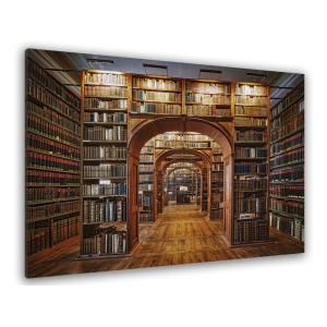 Tableau librairie des sciences toile imprimée 120x80cm