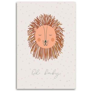 Tableau lion enchanté 80 x 120 cm