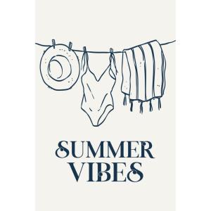 Tableau mural encadré summer vibes 65x97