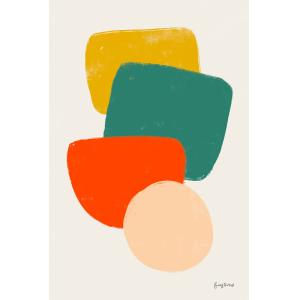 Tableau Palette couleur primaire imprimé sur toile 40x60 cm