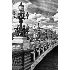 Tableau Paris vue du pont Alexandre III imprimé sur toile 6…
