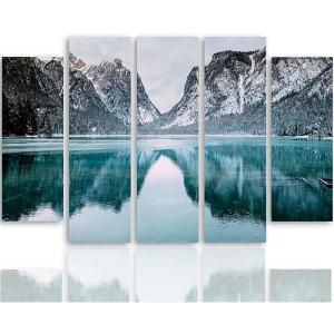 Tableau paysage de montagne 250 x 120 cm