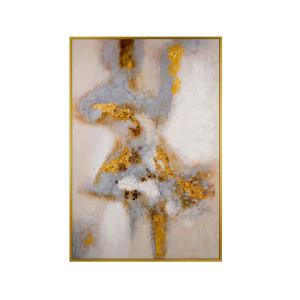 Tableau peint à l’huile en bois multicolore, 100 x 150 cm