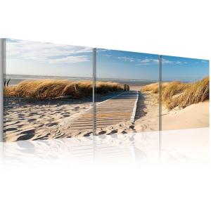 Tableau plage 120 x 40 cm
