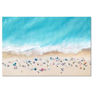 Tableau plage beach lovers for ever imprimé sur toile 60x40…