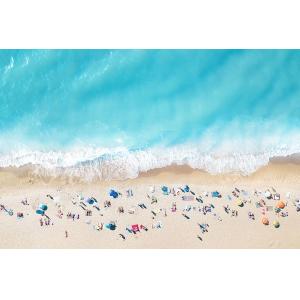 Tableau plage beach lovers for ever toile imprimée 120x80 c…