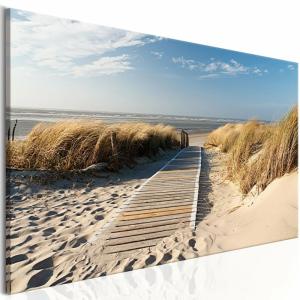 Tableau plage vierge 120 x 40 cm