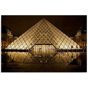 Tableau pyramide du louvre 2 120 x 80 cm