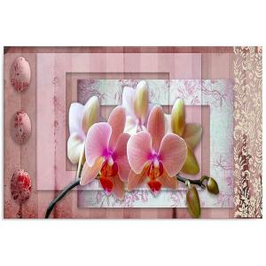 Tableau rose orchidée 120 x 80 cm