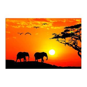 Tableau safari 120 x 80 cm