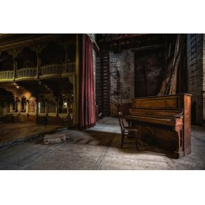 Tableau show interrompu toile imprimée 120x80 cm