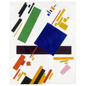 Tableau suprematist composition Kazimir Malevich 80x100cm