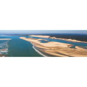 Tableau sur toile bassin d'Arguin dune du Pilat 30x97