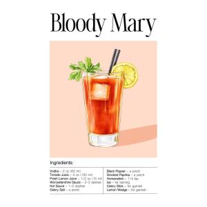 Tableau sur toile Bloody Mary 30x45