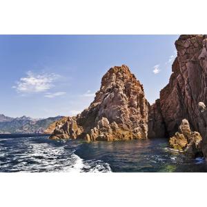 Tableau sur toile calanque de Piana 30x45