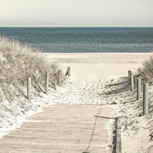 Tableau sur toile descente vers la plage 30x30