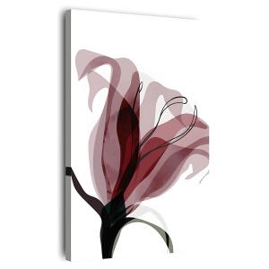 Tableau sur toile fleur abstraite 45x65