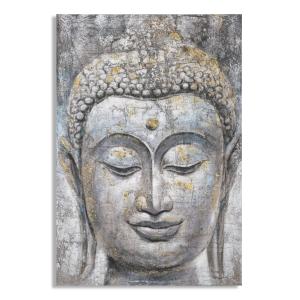 Tableau sur toile multicolore Bouddha 80x3x120  cm