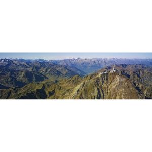 Tableau sur toile Pic du Midi en été 30x97