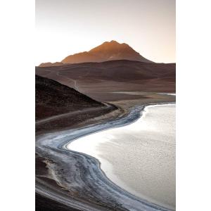 Tableau sur verre désert Atacama 30x45 cm