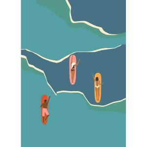 Tableau sur verre surf 45x65