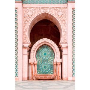 Tableau sur verre synthétique architecture marocaine 80x120…