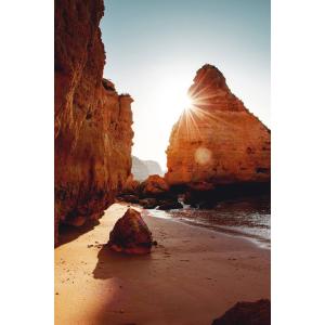 Tableau sur verre synthétique praia marinha 65x97