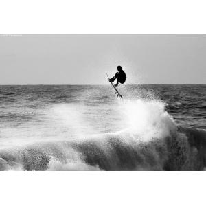 Tableau surf hossegor impression sur aluminium 120x80 cm