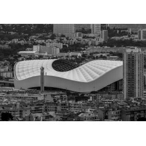 Tableau Tableau photo vélodrome impression sur aluminium 12…