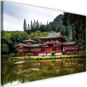 Tableau temple japonais 120 x 80 cm