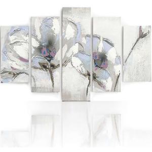 Tableau une fleur peinte 250 x 120 cm