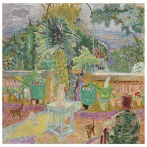 Tableau une terrasse à Grasse (La Terrasse), Pierre Bonnard…