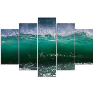 Tableau vague 2 agitation 250 x 120 cm