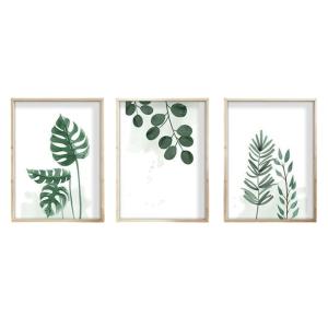 Tableau végétal minimaliste – détail feuillage ( lot de 3)…
