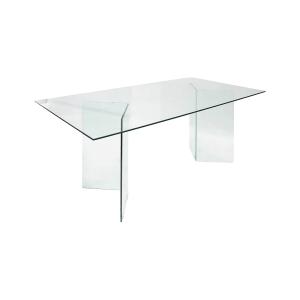 Tables à dîner en verre 180x90 cm