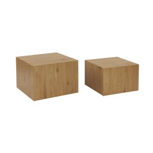 Tables basses carrées (lot de 2)
