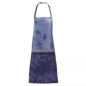 Tablier antitache pur coton bio bleu 86x76 cm