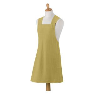 Tablier de cuisine japonais recyclé  en coton kaki 78 x 100…