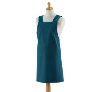 Tablier en Coton bleu 125x85 cm