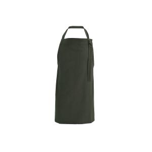 Tablier en coton vert forêt