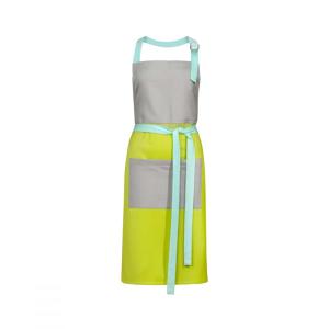 Tablier en tissu h86cm en coton jaune