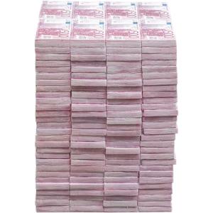 Tabouret billets euros en polyrésine