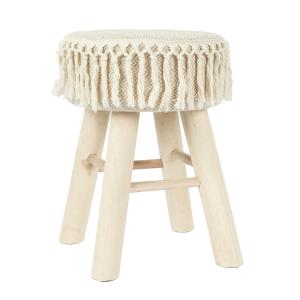 Tabouret bohème  beige