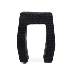 Tabouret Bois Suar Noir 38x38x47cm