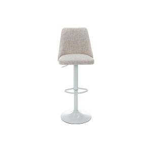 Tabouret de bar  beige, blanc