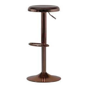 Tabouret de bar en métal cuivre réglable