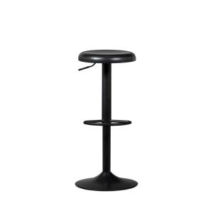 Tabouret de bar en métal H81cm - Noir