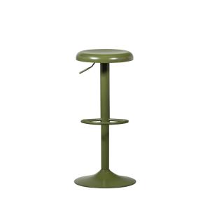 Tabouret de bar en métal H81cm - Vert kaki