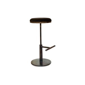 Tabouret de bar en velours noir